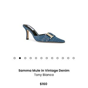 Brand new Tony Bianco denim heels!